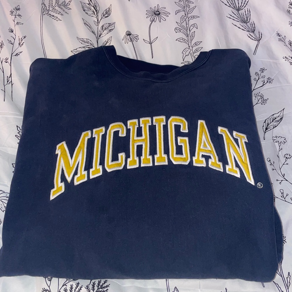 vintage michigan crewneck